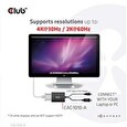 Club3D Adaptér aktivní DisplayPort na Dual Link DVI-D, USB napájení, 60cm, HDCP off