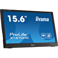16" iiyama X1670HC-B1: IPS, FullHD, 22cd/m2, 6ms, USB-C, černý