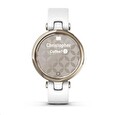 Garmin hodinky Lily Sport Cream Gold/White Silicone Band