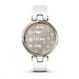 Garmin hodinky Lily Sport Cream Gold/White Silicone Band