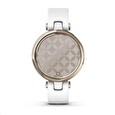 Garmin hodinky Lily Sport Cream Gold/White Silicone Band