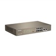 Tenda TEG5310P-8-150W Gigabit L3 PoE Switch 130W, 8x 1Gb/s PoE, 2x RJ45/SFP, STP, IGMP, VLAN, Rack