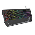 Genesis herní klávesnice RHOD 350 RGB US layout, 7-zónové podsvícení