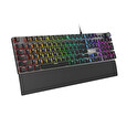 Genesis mechanická klávesnice THOR 400, US layout, RGB podsvícení, software, Kailh Red