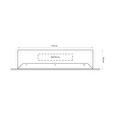 DATACOM 19" rozvaděč pod omítku 4U+2U/150mm plech