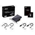 ASUS ThunderboltEX 3-TR expansion card, dual Thunderbolt, 3 ports (USB Type-C), DP 1.4, PCIe 3.0 x4