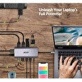 Acer 12v1 Type C dongle: 2 x USB3.2, 2 x USB2.0, 1x SD/TF, 2 x HDMI, 1 x PD, 1 x DP, 1 x RJ45, 1 x 3.5 Audio