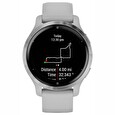 Garmin sportovní GPS hodinky Venu2S Silver/Gray Band