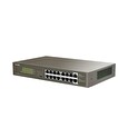 Tenda TEG1116P-16-150W PoE AT Gigabit switch 16x 1Gb/s s PoE 802.3af/at, PoE 135W,Rackmount, Fanless