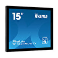 15" iiyama TF1534MC-B7X: TN, XGA, capacitive, 10P, 370cd/m2, VGA, DP, HDMI, IP65, černý