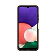 Samsung Poloprůhledný zadní kryt A22 LTE Black