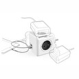 Zásuvka PowerCube REWIRABLE USB Grey + 4x cest. adap., 2x USB, 4 rozbočka, 6A