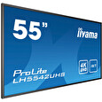 55" iiyama LH5542UHS-B3: IPS, 4K UHD, 500cd/m2, 18/7, LAN, Android 8.0, černý