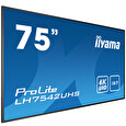 75" iiyama LH7542UHS-B3: IPS, 4K UHD, 500cd/m2, 18/7/ LAN, Android 8.0, černý