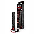 Acar F5 3m kabel, 5 zásuvek, přepěťová ochrana, max.proud 16A, černý
