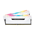 CORSAIR Vengeance RGB PRO white 16GB, DDR4, DIMM, 3200Mhz, 2x8GB, XMP, CL16