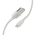 Playa by Belkin oplétaný kabel USB-A - USB-C, 1m, bílý