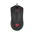 Genesis herní optická myš Krypton 290 6400DPI, RGB, SW, černá