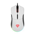 Genesis herní optická myš Krypton 290 6400DPI, RGB, SW, bílá