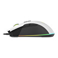 Genesis herní optická myš Krypton 290 6400DPI, RGB, SW, bílá
