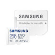 Samsung micro SDXC 256GB EVO Plus + SD adaptér