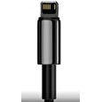 Baseus CALWJ-01 Tungsten Gold Kabel Lightning 2.4A 1m Black