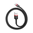 Baseus CATKLF-B91 Cafule Kabel USB-C 3A 1m Red/Black