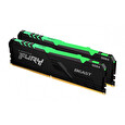 Kingston FURY Beast/DDR4/16GB/2666MHz/CL16/2x8GB/RGB/Black