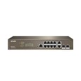 Tenda TEG5312F Gigabit L3 Managed Switch, 10x RJ45 1Gb/s, 2x SFP, STP, RSTP, MSTP, IGMP, VLAN, Rack