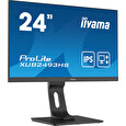 24" iiyama XUB2493HS-B4: IPS, FullHD@75Hz, 250cd/m2, 4ms, VGA, HDMI, DP, height, pivot, černý