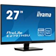 27" iiyama E2791HSU-B1: TN, FullHD, 300cd/m2, 1ms, VGA, HDMI, DP, USB, černý