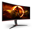 AOC CU34G2X/BK 34"W VA LED 3440x1440 80 000 000:1 1ms 300cd HDMI DP cierny