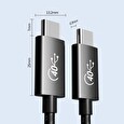 PremiumCord USB4™ 40Gbps 8K@60Hz kabel Thunderbolt 3 certifikovaný USB-IF 1m