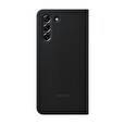 Samsung Flipové pouzdro Clear View S21 FE Dark Gray