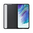 Samsung Flipové pouzdro Clear View S21 FE Dark Gray