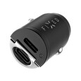 Nabíječka FIXED s 2xUSB-C výstupem v miniaturním provedení, podpora PD, 30W, černá