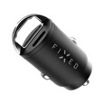 Nabíječka FIXED s USB-C a USB-A výstupem v miniaturním provedení, podpora PD, 30W, černá
