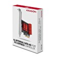 Axagon PCES-SA6, PCIe řadič - 6x interní SATA 6G port, ASM1166, SP & LP