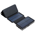 Sandberg Solar 6-Panel Powerbank 20000, solární nabíječka, černá