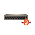 Tenda TEG1008M 8-port Gigabit Switch, 8x 10/100/1000 Mb/s, Fanless, MAC 4K, napájení AC/DC, i na zeď