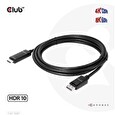 Club3D kabel DP 1.4 na HDMI, 4K120Hz nebo 8K60Hz HDR10, M/M, 3m