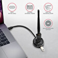 AXAGON HUE-P1C, 4x USB 3.2 Gen 1 ROUND hub, micro USB nap. konektor, kabel USB-C 30cm