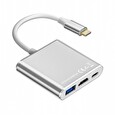 TB adapter USB-C 3v1 - HDMI, USB, PD