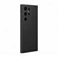 Samsung Kožený zadní kryt pro Samsung Galaxy S23 Ultra Black