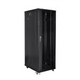 LANBERG Volně stojící skříň 19" 47U/800x800 (v rozloženém stavu) černá (RAL9004)