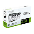 ASUS DUAL-RTX4070-O12G-WHITE 12GB/192-bit GDDR6 HDMI 3xDP