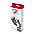 AXAGON ADS-1PQN, USB-A 2.0 - sériový RS-232 DB9-M FTDI adaptér / kabel 1.5m