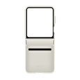 Samsung Zadní kryt z eko kůže pro Galaxy Z Flip5 Cream