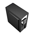 Gembird Fornax 500/Midi Tower/Transpar./Černá