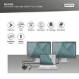 DIGITUS USB-C - 2x HDMI MST Video Hub DP 1.4, HDMI 2.0, 4K/60Hz
